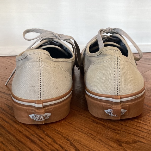 VANS AUTHENTIC GRAY WITH BROWN MEN!S Sz 10 - Picture 5 of 8